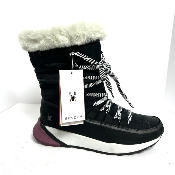 Spyder Womens Altitude Snow Boot Black Size 9.5 M - Picture 1 of 6